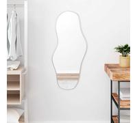 vidaXL Wall Mirror Silver 90x40 cm
