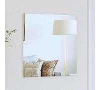 vidaXL Wall Mirror Square 50 x 50 cm Tempered Glass