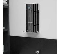 Vidaxl Wall Mirror With Shelf 20X40 Cm Tempered Glass
