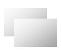 vidaXL Wall Mirrors 2 pcs 60x40 cm Rectangular Glass