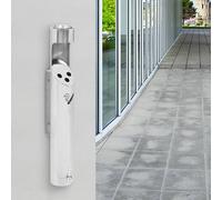 vidaXL Wall Mounted Ashtray Stainless Steel Wall Hung Ashes Tray Furniture