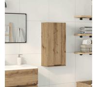vidaXL Wall-mounted Bathroom Cabinet Toilet Vanity Unit Cupboard Artisan Oak