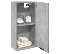vidaXL Wall-mounted Bathroom Cabinet Toilet Vanity Unit Cupboard Concrete Grey