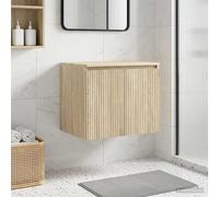 vidaXL Wall-mounted Bathroom Cabinet Sonoma Oak 62.5 x 44.5 x 50 cm
