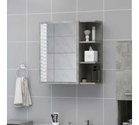 vidaXL Wall Mounted Bathroom Mirror Cabinet with Side Shelves Storage Mirrors