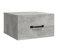 Vidaxl Wall-Mounted Bedside Cabinet Concrete Grey 35X35X20 Cm