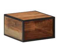 vidaXL Wall-mounted Bedside Cabinet Floating Bed Cabinet Solid Wood Acacia