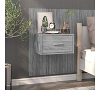 Wall Bedside Cabinet Floating Nightstand Bedside Unit Hanging Cabinet vidaXL