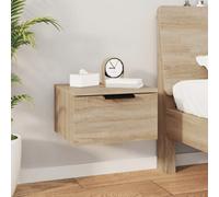 Vidaxl Wall-Mounted Bedside Cabinet Sonoma Oak 34X30X20 Cm