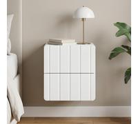 VidaXL Wall-Mounted Bedside Cabinet White 33 X 34.5 X 43 Cm