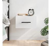 vidaXL Wall-mounted Bedside Cabinet White 35x35x20 cm