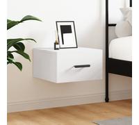 vidaXL Wall-mounted Bedside Cabinet White 35x35x20 cm