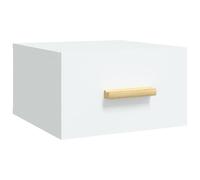 vidaXL Wall-mounted Bedside Cabinet White 35x35x20 cm