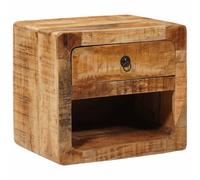 vidaXL Wall-mounted Bedside Cabinet with Drawer Brown 40 x 30 x 36 cm