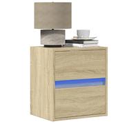 Wall-Mounted Bedside Cabinet Drawer Storage Shelf Display Floating Nightstand Uk