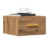 Wall-mounted Bedside Cabinet Bedroom Floating Cabinet Bedside Unit vidaXL