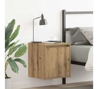 vidaXL Wall-Mounted Bedside Cabinets 2 pcs Artisan Oak 38x34x40 cm