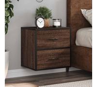 Wall-mounted Bedside Cabinet Floating Cabinet Bedside Table Wall Unit vidaXL