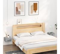 vidaXL Wall-mounted Bedside Cabinets 2 pcs Grey Sonoma 35x35x20 cm