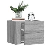 vidaXL Wall-mounted Bedside Cabinets 2 pcs Grey Sonoma 45x30x35 cm