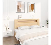 vidaXL Wall-mounted Bedside Cabinets 2 pcs High Gloss White 50x36x25cm