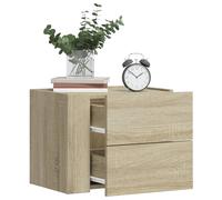 Wall-mounted Bedside Cabinets Floating Cabinet Hanging Bed Cabinet vidaXL