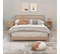 Vidaxl Wall-Mounted Bedside Cabinets 2 Pcs Sonoma Oak 50X30X47 Cm