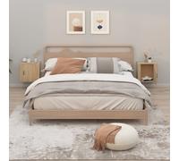 vidaXL Wall-mounted Bedside Cabinets 2 pcs Sonoma Oak 50x30x47 cm