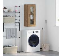 vidaXL Wall Mounted Cabinet Artisan Oak 34.5 x 34 x 90 cm