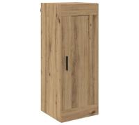 vidaXL Wall Mounted Cabinet Artisan Oak 34.5 x 34 x 90 cm, Living Room Furniture, Modern Rectangular Wall Mounted Cabinet, Ample Storage Solutions, Space-Saving Durable Design