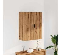 vidaXL Wall Mounted Cabinet Artisan Oak 69.5x34x90 cm - Brown, Brown