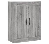 vidaXL Wall Mounted Cabinet Bathroom Wall Cabinet Grey Sonoma Engineered Wood