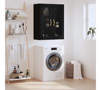 vidaXL Wall Mounted Cabinet Black 69.5x34x90 cm