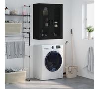 vidaXL Wall Mounted Cabinet Black 69.5x34x90 cm