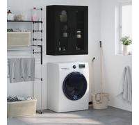 vidaXL Wall Mounted Cabinet Black 69.5x34x90 cm