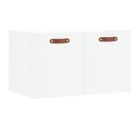 vidaXL Wall Mounted Cabinet - Floating Storage Display Unit with Engineered Wood Construction | White Home Decor Cabinet - 60x36.5x35cm