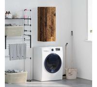 vidaXL Wall Mounted Cabinet Old Wood 34.5 x 34 x 90 cm Engineered Wood