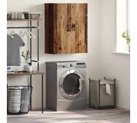 Wall Cabinet Old Wood 69.5x34x90cm Engineered Wood 2-Door Wall Storage Compact.