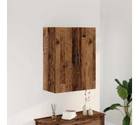 vidaXL Wall Mounted Cabinet Old Wood 69.5x34x90 cm cabinet hanging cabinet