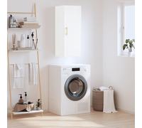 vidaXL Wall Mounted Cabinet White 34.5x34x90 cm