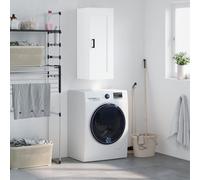 vidaXL Wall Mounted Cabinet White 34.5x34x90 cm Engineered Wood