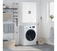 vidaXL Wall Mounted Cabinet White 69.5x34x90 cm