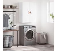 vidaXL Wall Mounted Cabinet White 69.5x34x90 cm