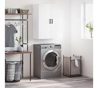 vidaXL Wall Mounted Cabinet White 69.5x34x90 cm