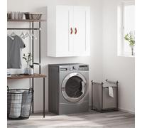 vidaXL Wall Mounted Cabinet White 69.5x34x90 cm Engineered Wood