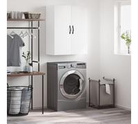 vidaXL Wall Mounted Cabinet White 69.5x34x90 cm Engineered Wood