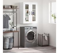 vidaXL Wall Mounted Cabinet White 69.5x34x90 cm Engineered Wood