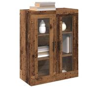 vidaXL Wall Mounted Cabinets 2 pcs Old wood 69.5 x 34 x 90 cm