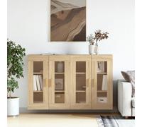 Vidaxl Wall Mounted Cabinets 2 Pcs Sonoma Oak Engineered Wood