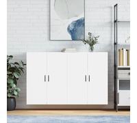vidaXL Wall Mounted Cabinets 2 pcs White 69.5x34x90 cm